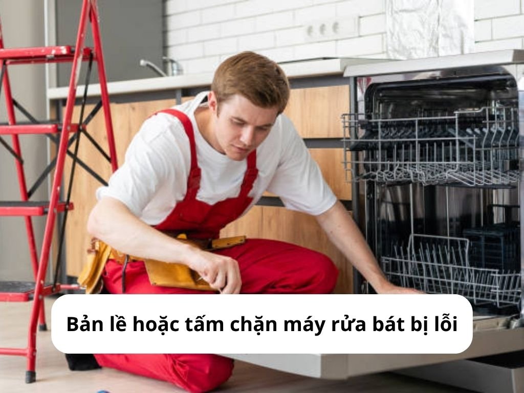 Bản lề hoặc tấm chặn bị lỗi