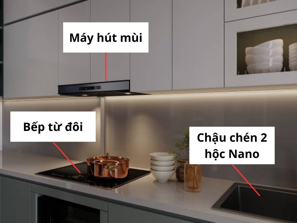 Bộ sưu tập thiết bị nhà bếp Malloca mang phong cách châu Âu hiện đại.