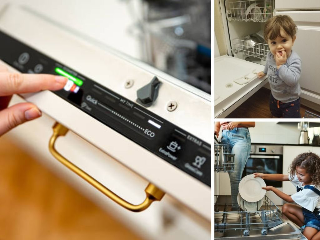 Nút khóa trẻ em trên máy rửa bát Electrolux