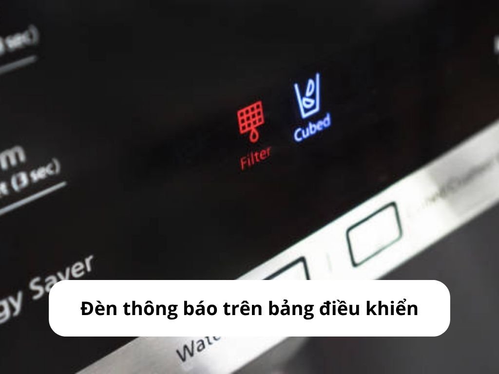 Đèn báo hết nước trợ xả trên máy Electrolux