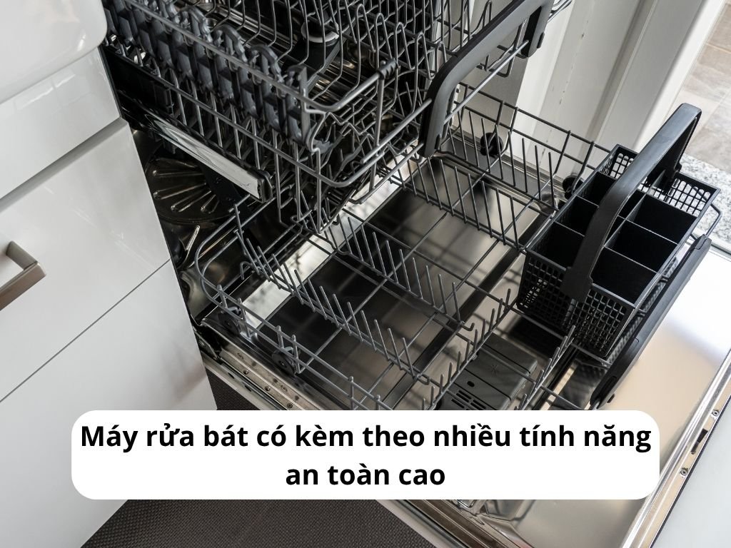Tính năng an toàn trên máy rửa bát malloca