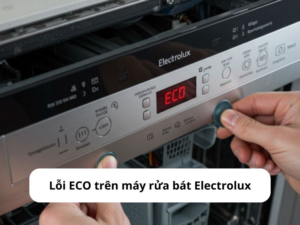 Máy rửa bát Electrolux báo lỗi eco
