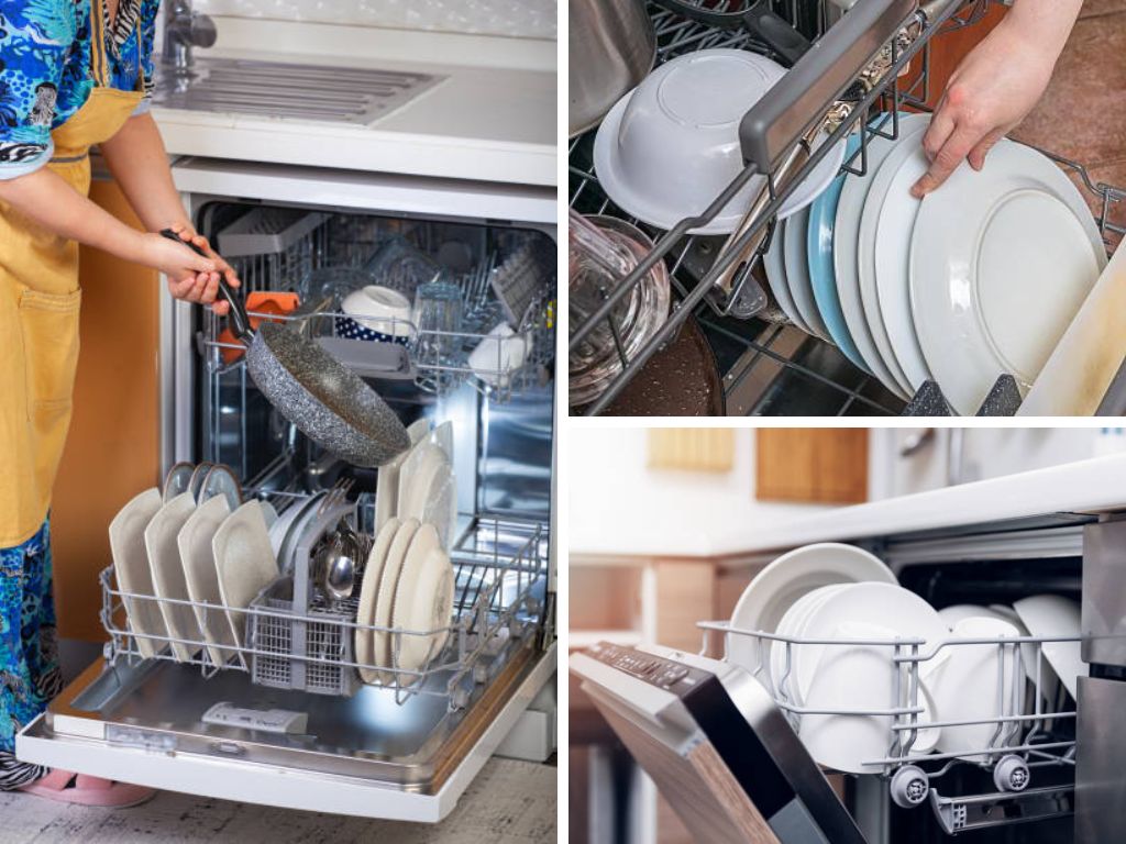 Sắp xếp bát đĩa đúng cách giúp giảm nguy cơ va chạm và sứt mẻ.